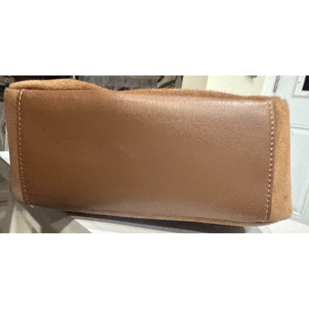 Coach Hadley Convertible Shoulder Crossbody Bag In Suede Sienna - Picture 8 of 13